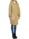 Diamond Quilted Hoodie Padding Archive Beige - BURBERRY - BALAAN 9