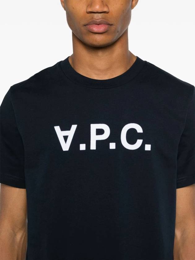 Standard Grand VPC Short Sleeve T-Shirt Navy - A.P.C. - BALAAN 7