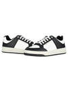 SL 61 Low Top Sneakers Black White - SAINT LAURENT - BALAAN 2