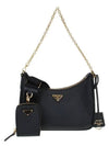 Re-Edition 2005 Saffiano Leather Cross Bag Black - PRADA - BALAAN 2