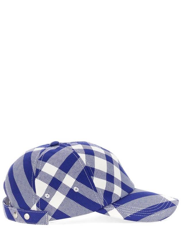 Check Ball Cap Blue - BURBERRY - BALAAN 3