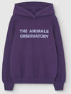 Kids Violet Taurus Hooded Sweatshirt F24128 195BG - THE ANIMALS OBSERVATORY - BALAAN 3