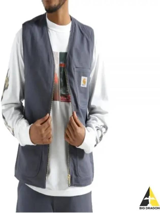 Arbor Cotton Canvas Vest Grey - CARHARTT WIP - BALAAN 2