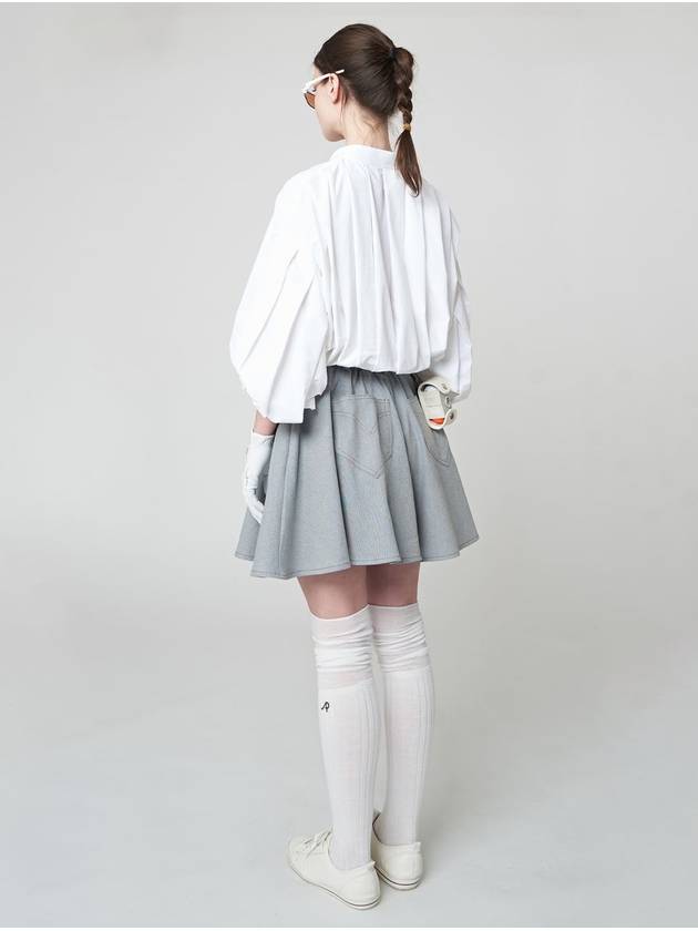 Volume Pleated Jacket Offwhite - ATHPLATFORM - BALAAN 3