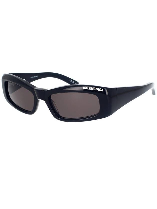 Eyewear Acetate Rectangular Sunglasses Shiny Black - BALENCIAGA - BALAAN 3