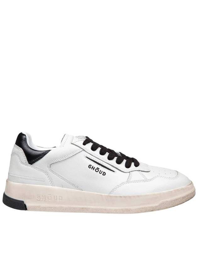 Ghōud Sneakers With Multilayer Upper Is Made Of Treated Leather In Solid Color - GHOUD - BALAAN 1