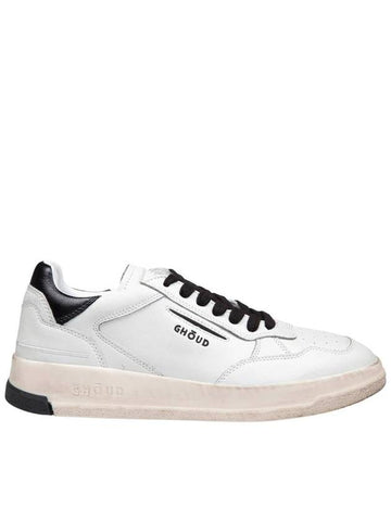 Ghōud Sneakers With Multilayer Upper Is Made Of Treated Leather In Solid Color - GHOUD - BALAAN 1