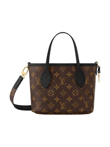 Neverfull Bandouliere Inside Out BB Monogram Tote Bag Black - LOUIS VUITTON - BALAAN 1