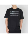 Team Issue Wordmark Short Sleeve T-Shirt Black - UNDER ARMOUR - BALAAN 2