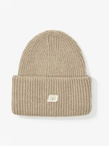 NBGDEFW802 Heavy Beanie BEIGE - NEW BALANCE - BALAAN 1