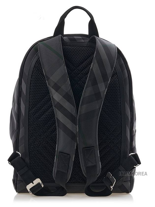 Grid Check Backpack Charcoal - BURBERRY - BALAAN 4