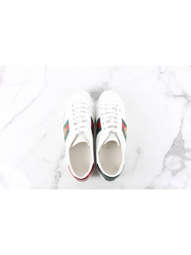 Bee embroidery ace sneakers 35 5 225 - GUCCI - BALAAN 9