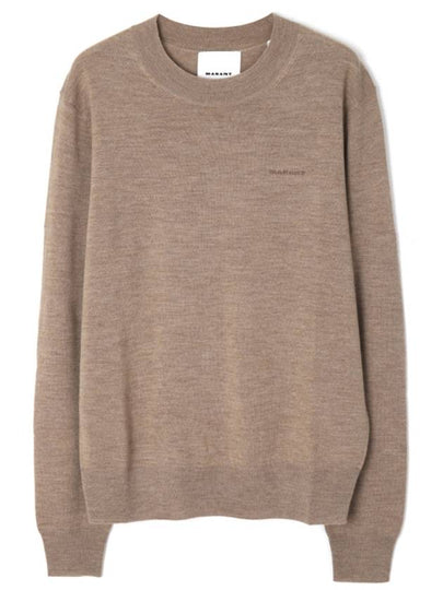 Basil Jumper Wool Knit Top Beige - ISABEL MARANT - BALAAN 2