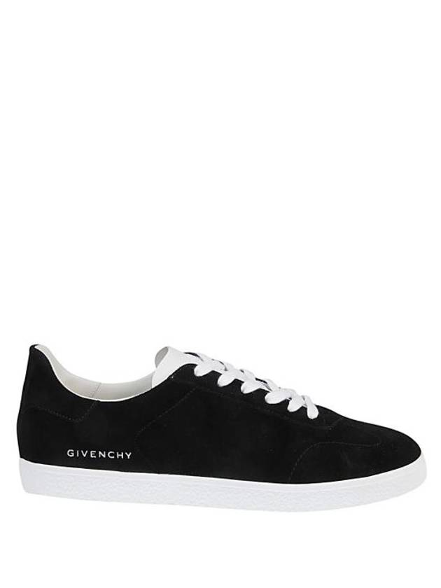 Town Suede Low Top Sneakers Black - GIVENCHY - BALAAN 2