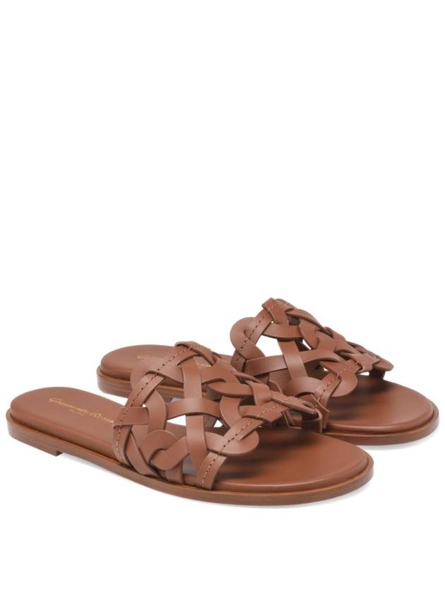 Gianvito Rossi Sandals Leather Brown - GIANVITO ROSSI - BALAAN 2