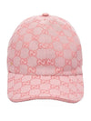 GG Canvas Ball Cap Pink - GUCCI - BALAAN 1