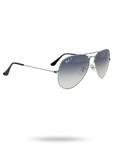 Ray Ban Aviator Gradient Polarized Blue/Grey Unisex Sunglasses RB3025 004/78 58 - RAY-BAN - BALAAN 1