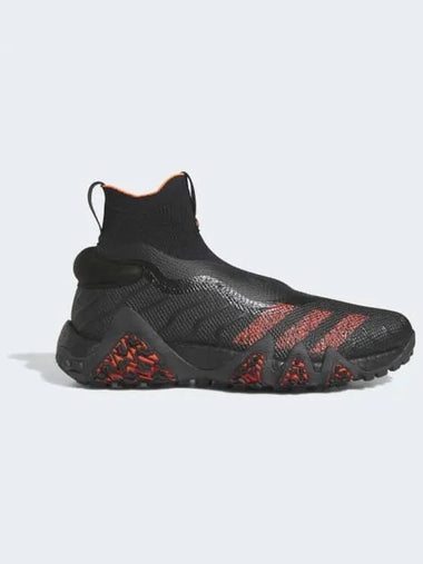 Code Chaos Laceless Primeknit Boost Golf Core Black Semi Solar Red Gray Four Shoes GV6907 715882 - ADIDAS - BALAAN 1