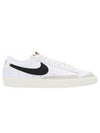 Blazer Low 77 Vintage Low Top Sneakers White Black - NIKE - BALAAN 1