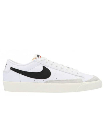 Blazer Low 77 Vintage Low Top Sneakers White Black - NIKE - BALAAN 1