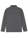 Men s knit collar jacquard t shirt 9024GXZP BLACK - BLACK&WHITE - BALAAN 2