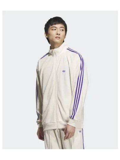 Originals Embroidery Logo Track Jacket Energy Ink Wonder White - ADIDAS - BALAAN 2