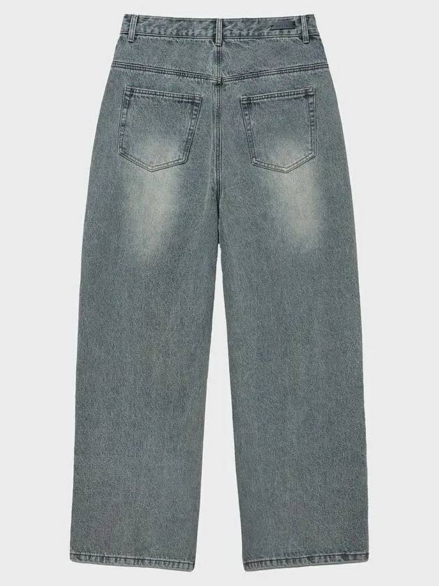 Classic wide denim pants light blue - NOIRER - BALAAN 4