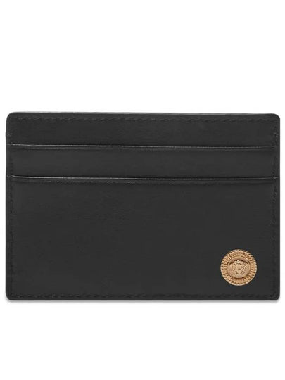 Circle Medusa Logo Two-tier Card Wallet Black - VERSACE - BALAAN 2