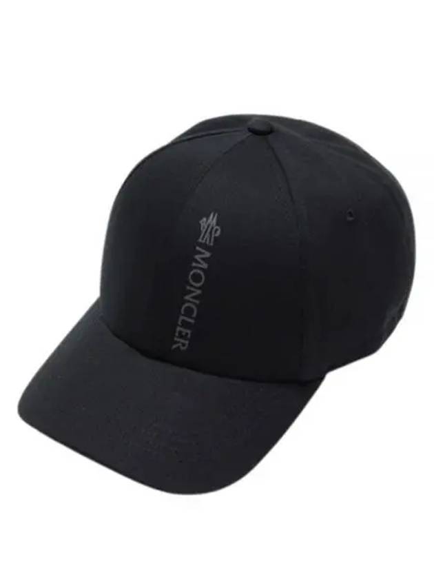 Logo Print Base Ball Cap Black - MONCLER - BALAAN 2