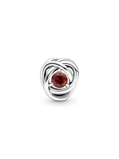 True Red Eternity Circle Bracelet Charm Silver Red - PANDORA - BALAAN 1