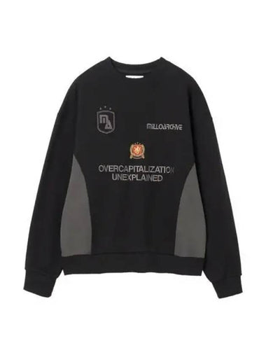 Milo Archive New Capital Crew Neck Black - MILLO ARCHIVE - BALAAN 1