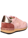 Rockstud Lace amp Suede Pink LW1S0291 HLM C57 - VALENTINO - BALAAN 2