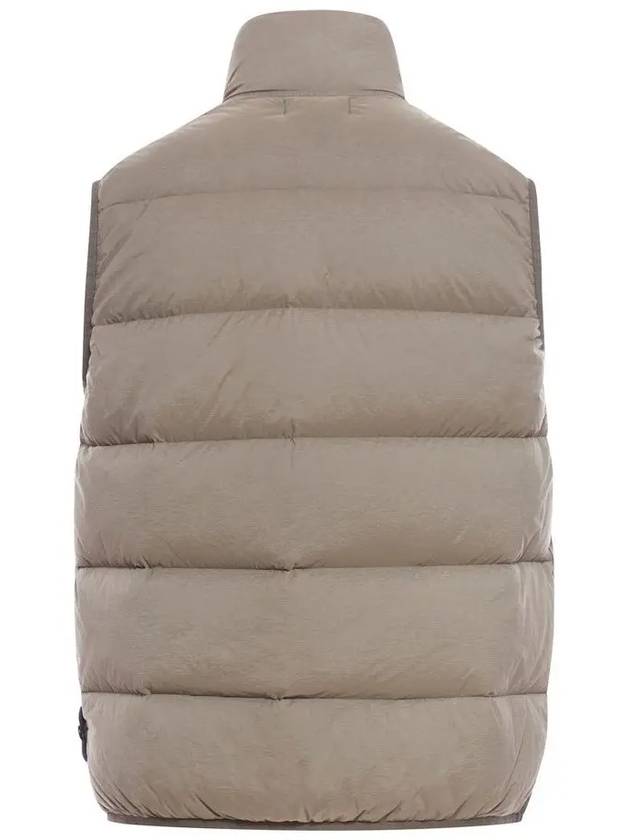 Seamless Tunnel Nylon Down Vest Green - STONE ISLAND - BALAAN 3