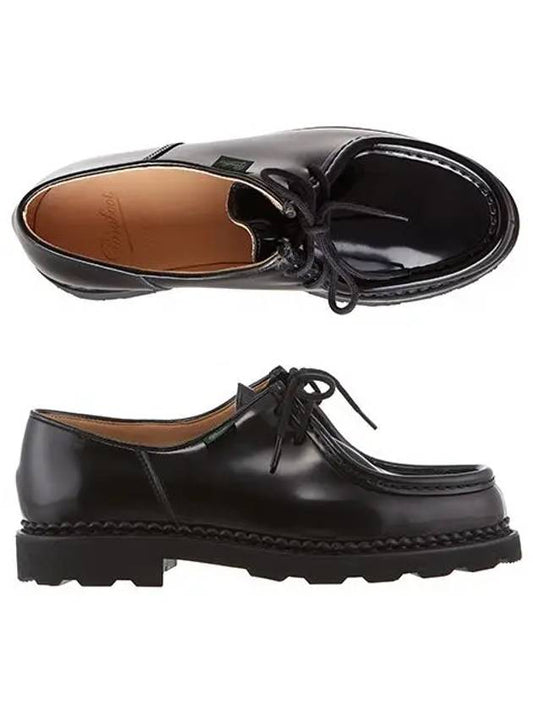 Michael Gloss Leather Derby Black - PARABOOT - BALAAN 2