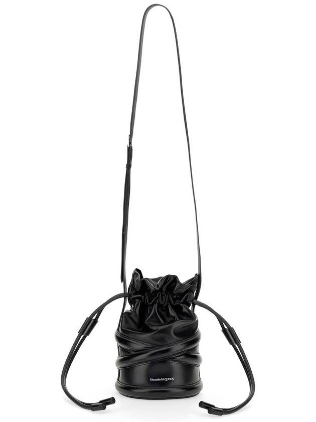 Soft Curve Bucket Cross Bag Black - ALEXANDER MCQUEEN - BALAAN 2