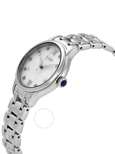 Seiko Core Quartz Diamond Mother of Pearl Dial Ladies Watch SRZ537P1 - SEIKO - BALAAN 2