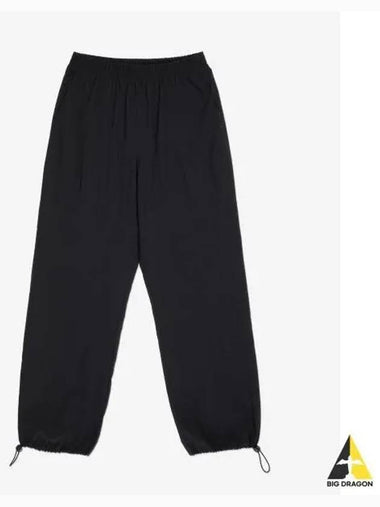 Loose fit banded waist pants black ZEPHYRSNM920BLACK - STUDIO NICHOLSON - BALAAN 1