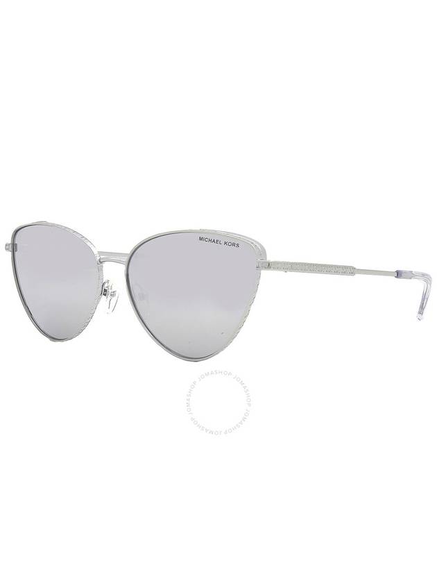 Michael Kors Cortez Silver Mirrored Cat Eye Ladies Sunglasses MK1140 18936G 59 - MICHAEL KORS - BALAAN 3