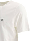 Jersey Small Logo Cotton Short Sleeve T-Shirt White - CP COMPANY - BALAAN 5