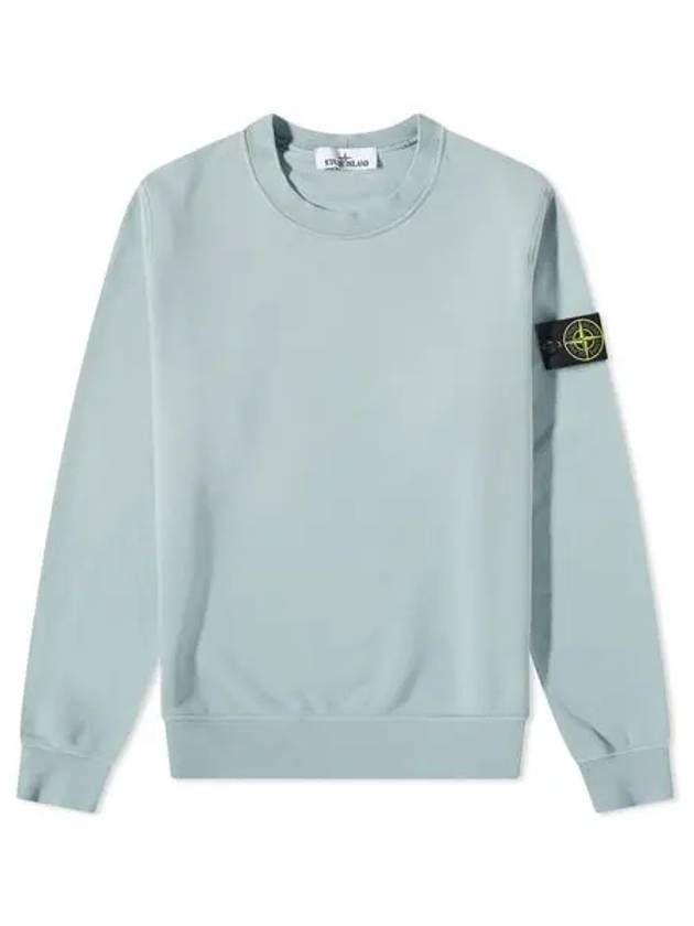 Wappen Patch Crew Neck Sweatshirt Dusty Mint - STONE ISLAND - BALAAN 2