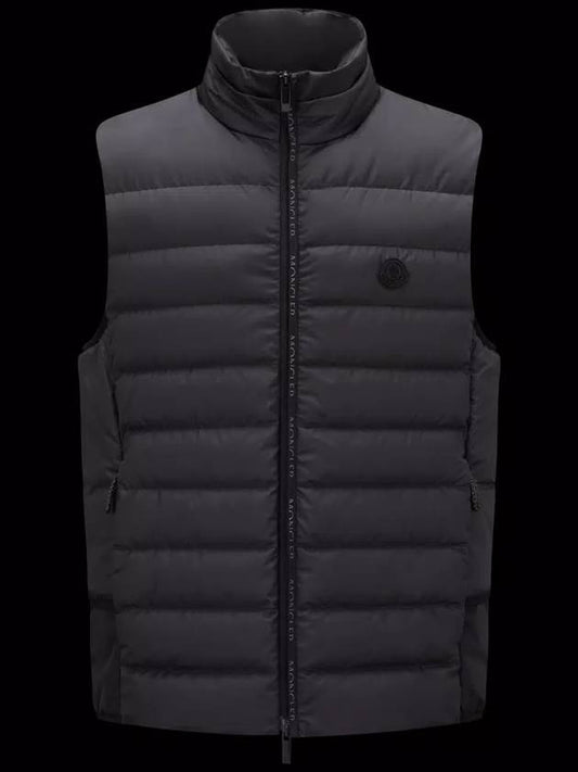 Tarn Logo Patch Down Vest Black - MONCLER - BALAAN 2