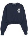 Classic Symbol Logo Crop SweatshirtNavy - HARDCORE HAPPINESS - BALAAN 4