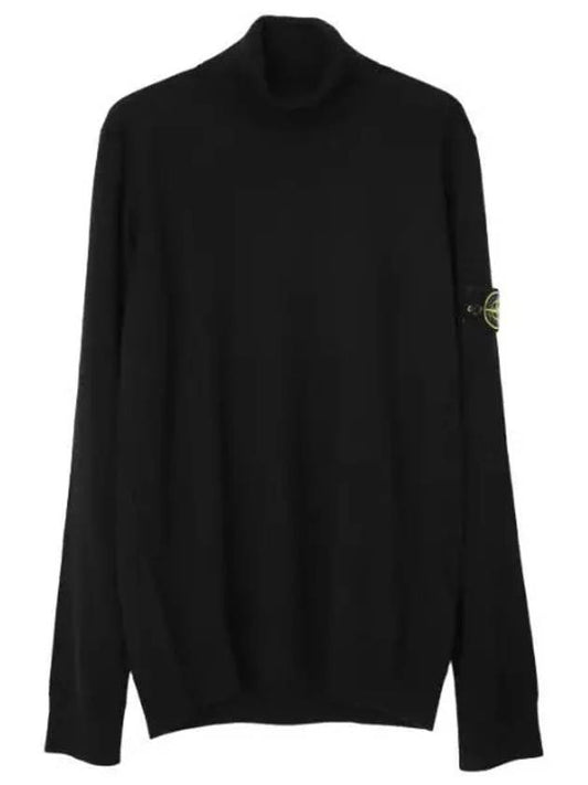 Pure light wool turtleneck knit regular fit men - STONE ISLAND - BALAAN 1