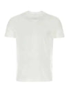 Patch Logo Cotton Short Sleeve T-Shirt White - PRADA - BALAAN 2