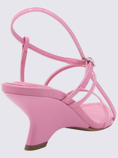 Gia Borghini Pink Leather 26 Sandals - GIA BORGHINI - BALAAN 2