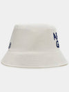 Apres Golf Cotton Twill Bucket Hat Snow - G/FORE - BALAAN 4