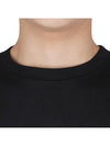 Milano Brushed Logo Long Sleeve T-Shirt Black - MSGM - BALAAN 6