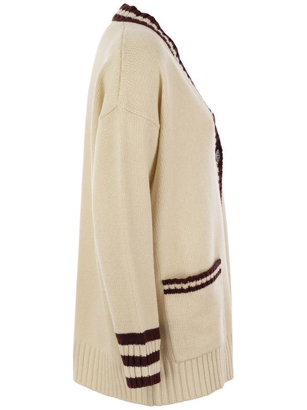 VICOLO - Cardigan with contrasting edges - WEEKEND MAX MARA - BALAAN 3