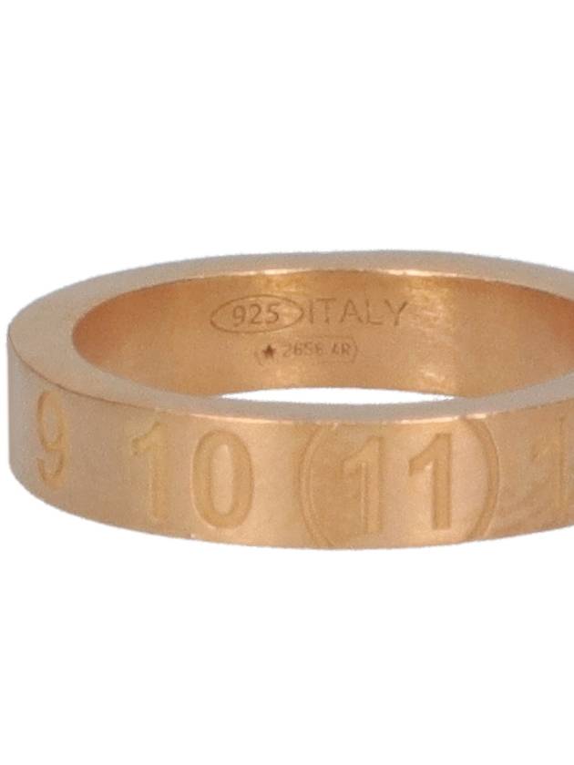 Numerical Engraved Logo Ring Gold - MAISON MARGIELA - BALAAN 4