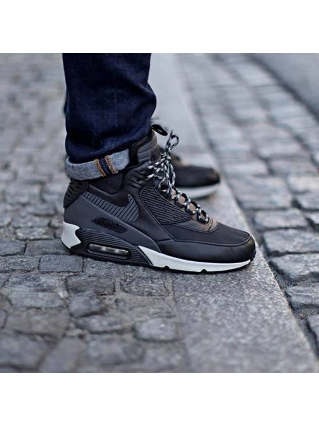 Air Max 90 High Top Sneakers Black Grey - NIKE - BALAAN 2